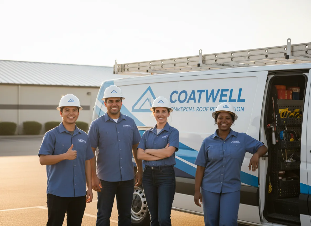 Commercial roof coating company in Ware, MA